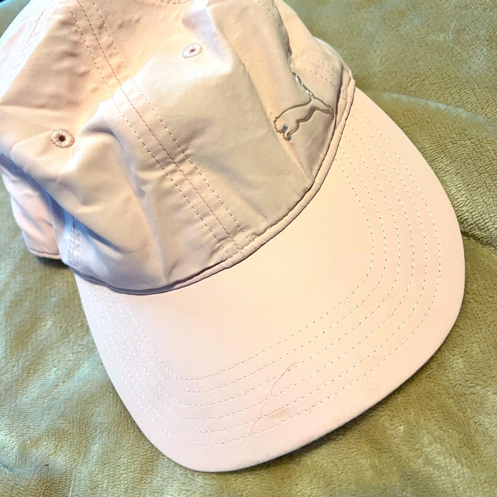 Pink puma hat